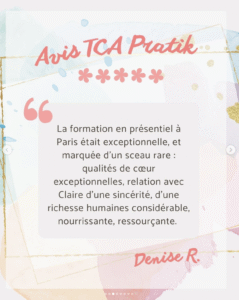 Avis Formation TCA Pratik