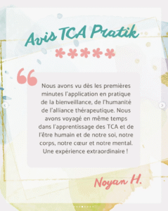 Avis Formation TCA Pratik