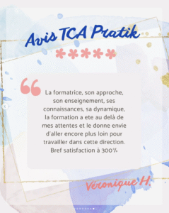 Avis formation TCA Pratik